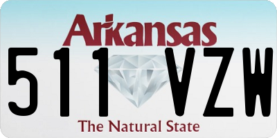 AR license plate 511VZW