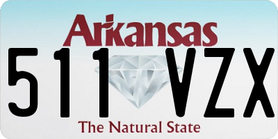 AR license plate 511VZX