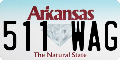 AR license plate 511WAG