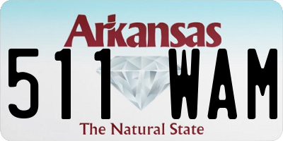 AR license plate 511WAM