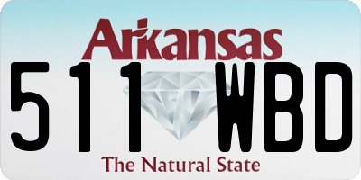 AR license plate 511WBD
