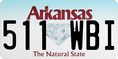 AR license plate 511WBI
