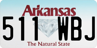 AR license plate 511WBJ