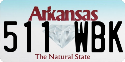AR license plate 511WBK