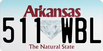 AR license plate 511WBL