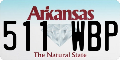 AR license plate 511WBP