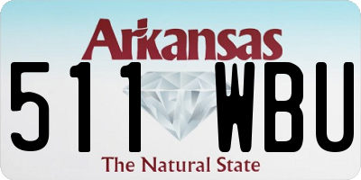 AR license plate 511WBU