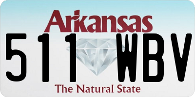 AR license plate 511WBV