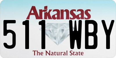 AR license plate 511WBY