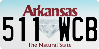 AR license plate 511WCB
