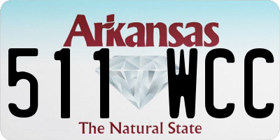 AR license plate 511WCC