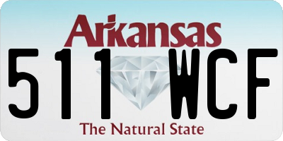 AR license plate 511WCF