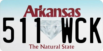 AR license plate 511WCK