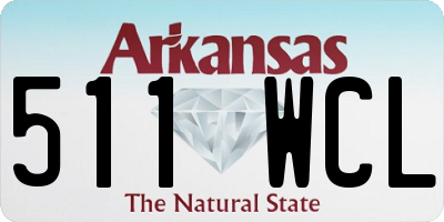 AR license plate 511WCL