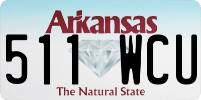 AR license plate 511WCU