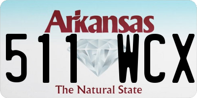 AR license plate 511WCX