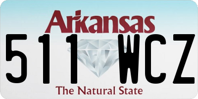 AR license plate 511WCZ