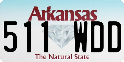 AR license plate 511WDD