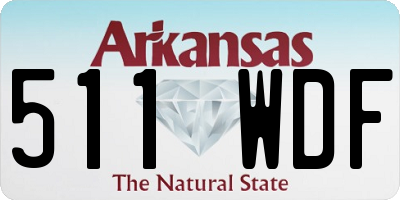 AR license plate 511WDF