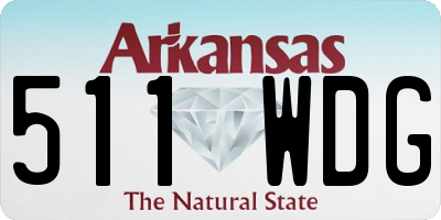 AR license plate 511WDG