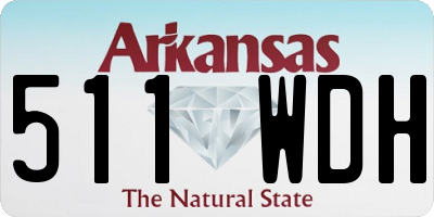 AR license plate 511WDH