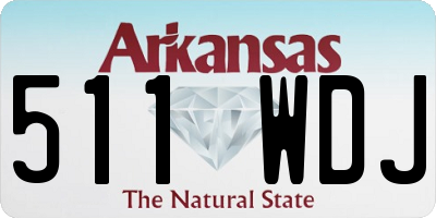 AR license plate 511WDJ