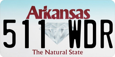 AR license plate 511WDR