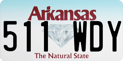 AR license plate 511WDY