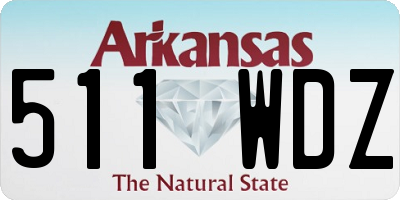 AR license plate 511WDZ