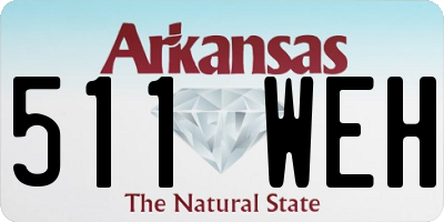 AR license plate 511WEH