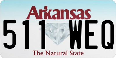 AR license plate 511WEQ