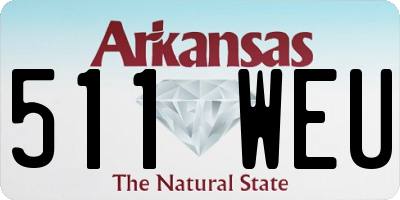 AR license plate 511WEU