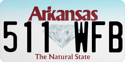 AR license plate 511WFB