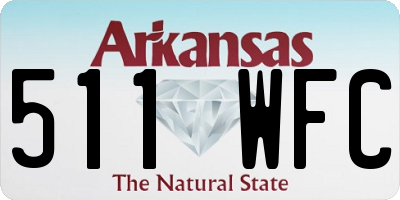 AR license plate 511WFC