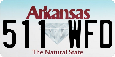 AR license plate 511WFD
