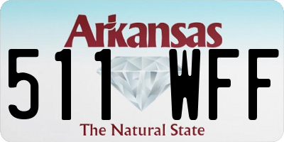 AR license plate 511WFF