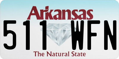 AR license plate 511WFN