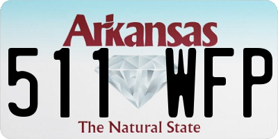 AR license plate 511WFP