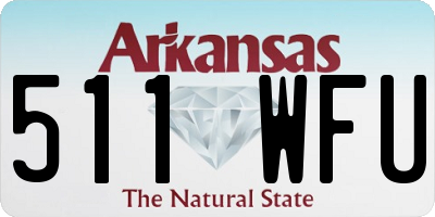 AR license plate 511WFU