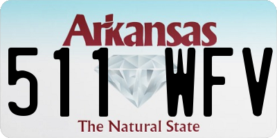 AR license plate 511WFV