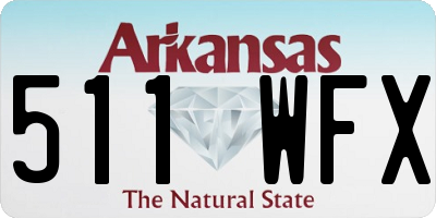 AR license plate 511WFX