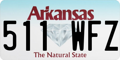 AR license plate 511WFZ