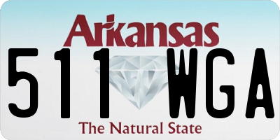 AR license plate 511WGA