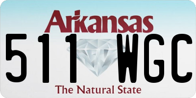 AR license plate 511WGC
