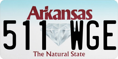 AR license plate 511WGE
