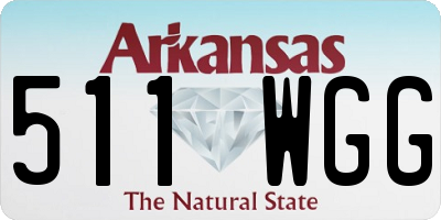 AR license plate 511WGG