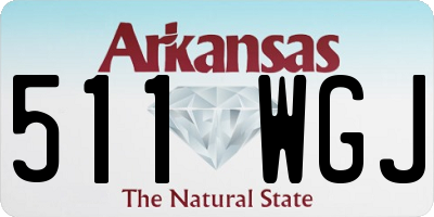 AR license plate 511WGJ