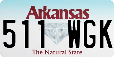AR license plate 511WGK