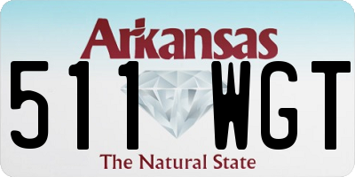 AR license plate 511WGT
