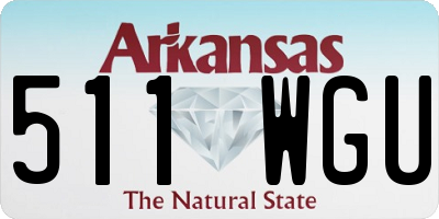 AR license plate 511WGU
